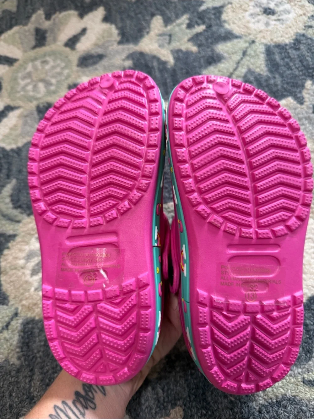 Kids Pink Unicorn Clog Sandals